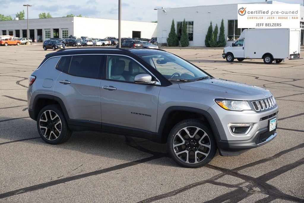 Certified 2018 Jeep Compass Limited with VIN 3C4NJDCB8JT169310 for sale in Lakeville, Minnesota