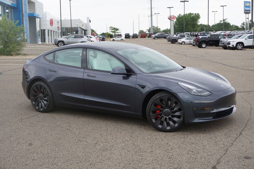Used 2022 Tesla Model 3 Performance with VIN 5YJ3E1EC6NF253727 for sale in Lakeville, Minnesota