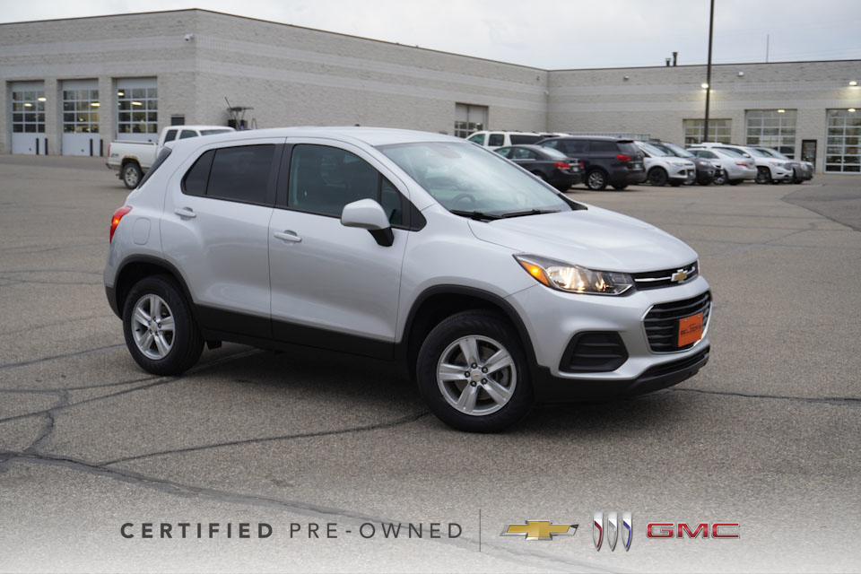 Certified 2021 Chevrolet Trax LS with VIN KL7CJNSB1MB348807 for sale in Lakeville, Minnesota